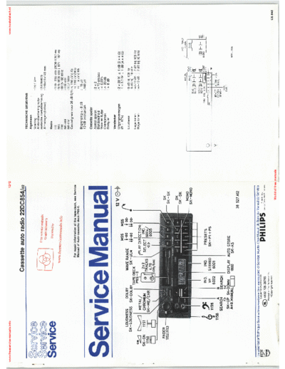 Philips philips 22dc854  Philips Car Audio 22DC854 philips_22dc854.pdf