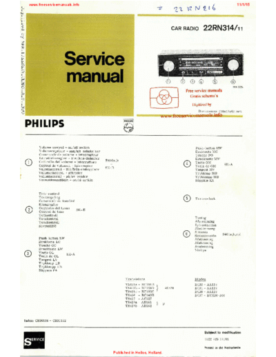 Philips 22rn314  Philips Car Audio 22RN314 22rn314.pdf