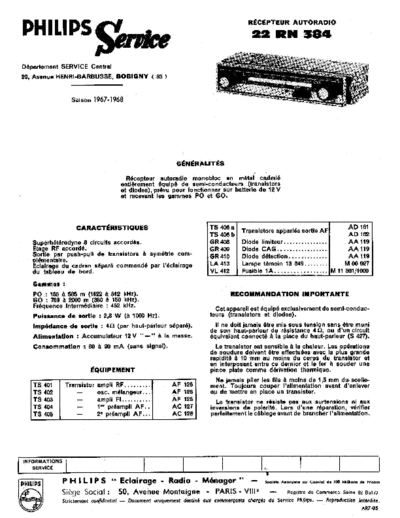 Philips 22 rn 384  Philips Car Audio 22RN384 22 rn 384.pdf