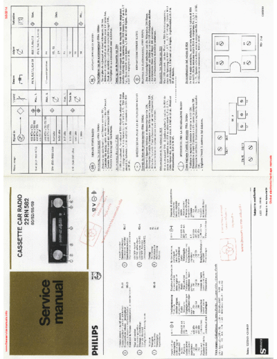 Philips 22rn582  Philips Car Audio 22RN582 22rn582.pdf
