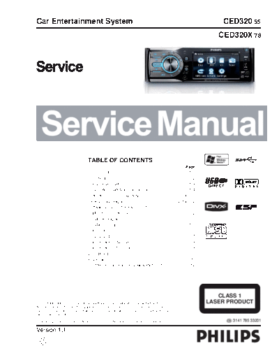 Philips CED320  Philips Car Audio CED320 CED320.pdf