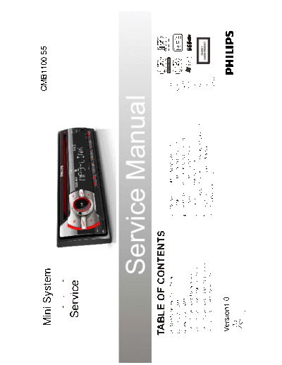 Philips CMB1100  Philips Car Audio CMB1100 CMB1100.pdf