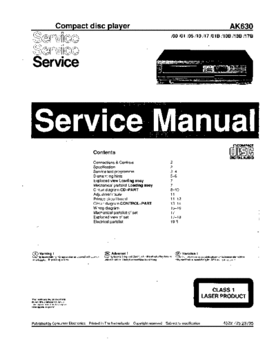 Philips hfe philips ak630 service en  Philips CD DVD AK630 hfe_philips_ak630_service_en.pdf