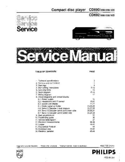 Philips hfe   cd690 692 00b service  Philips CD DVD CD690 hfe_philips_cd690_692_00b_service.pdf