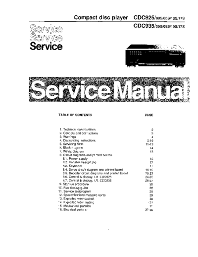 Philips hfe   cdc925 935 service  Philips CD DVD CDC935 hfe_philips_cdc925_935_service.pdf