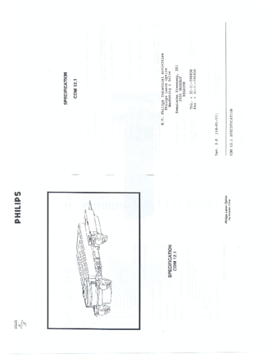 Philips Philips CDM-12.1 service manual  Philips CD DVD CDM-12.1 Philips_CDM-12.1_service_manual.pdf