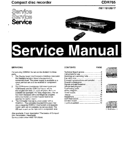 Philips hfe   cdr765 service en  Philips CD DVD CDR765 hfe_philips_cdr765_service_en.pdf
