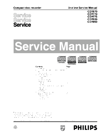 Philips CDR570 ET-SB-SI 1243593092  Philips CD DVD CDR777 CDR570_ET-SB-SI_1243593092.pdf