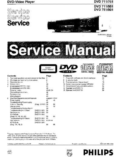 Philips +DVD711,DVD751  Philips CD DVD DVD711, DVD751 PHILIPS+DVD711,DVD751.pdf