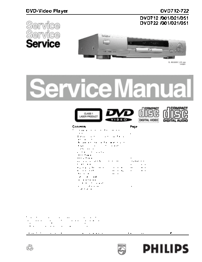 Philips DVD712 722  Philips CD DVD DVD712-722 DVD712_722.pdf