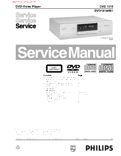 Philips dvd1010  Philips CD DVD DVD1010 dvd1010.pdf