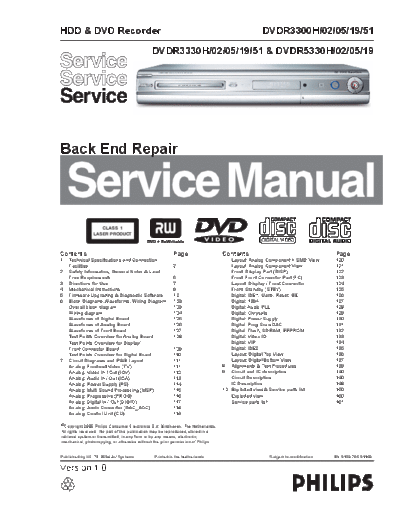 Philips DVDR3300H DVDR3330H DVDR5330H  Philips CD DVD DVDR3300H DVDR3330H DVDR5330H DVDR3300H DVDR3330H DVDR5330H.pdf
