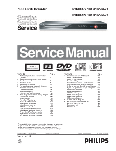 Philips DVDR5520H05 SB-KL-EX-SI 1230108148  Philips CD DVD DVDR5570 DVDR5520H05_SB-KL-EX-SI_1230108148.pdf