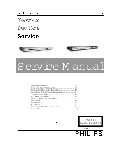 Philips DVP5100 SB-EX 1217495860  Philips CD DVD DVP5101 DVP5100_SB-EX_1217495860.pdf