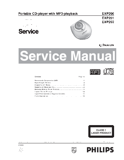 Philips philips exp200 exp201 exp203 480672527181  Philips CD DVD EXP200 EXP201 EXP203 philips_exp200_exp201_exp203_480672527181.pdf