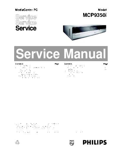 Philips SM MCP9350I EN  Philips CD DVD MCP9350 SM_MCP9350I_EN.pdf