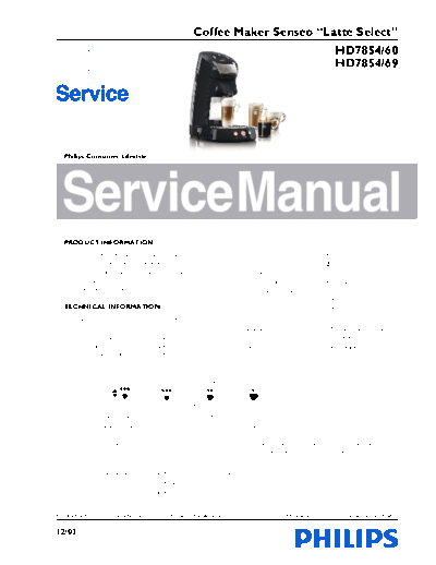 Philips HD785460 ET-SB-EX-SI 1384519990  Philips Coffee Maker HD7854 HD785460_ET-SB-EX-SI_1384519990.pdf