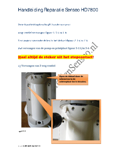 Philips Handleiding%20Reparatie%20Senseo%20HD7800  Philips Coffee Maker Senseo Handleiding%20Reparatie%20Senseo%20HD7800.pdf