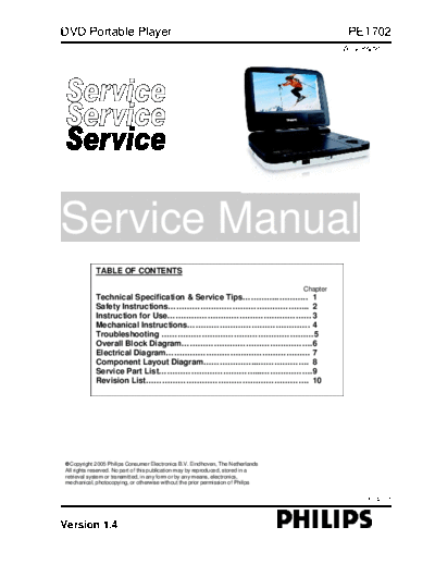 Philips PET702  Philips DVD-Video PET702 PET702.pdf
