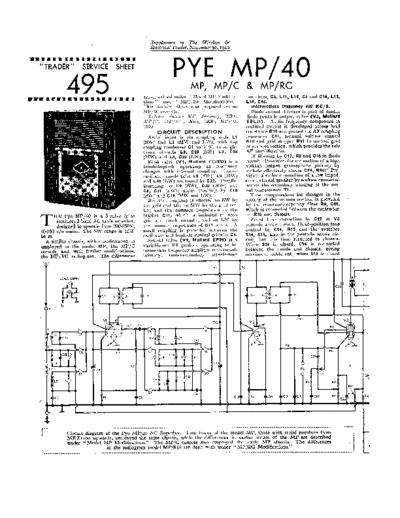 PYE (GB) Pye MP40  . Rare and Ancient Equipment PYE (GB) Pye_MP40.pdf