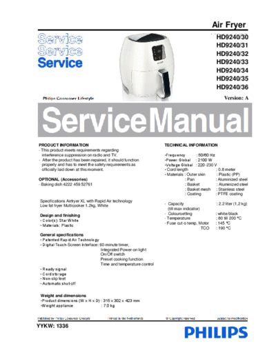 Philips service  Philips Household HD9240-30-36 service.pdf