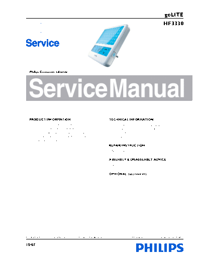 Philips service  Philips Household HF3330 service.pdf