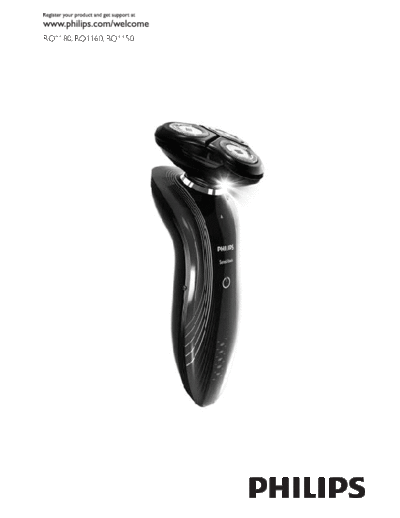 Philips senso-touch-rq11-notice-utli-  Philips Household RQ1150 senso-touch-rq11-notice-utli-.pdf