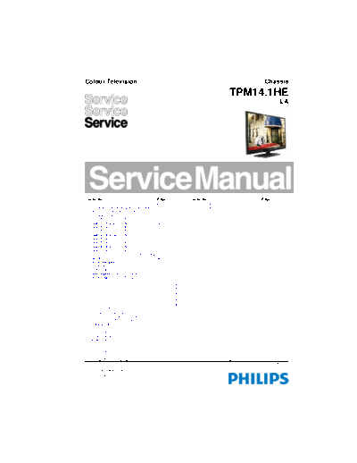 Philips Philips+32HFL3009D-12+TPM14.1HE+LA+LCD  Philips LCD TV 32HFL5009D12 Philips+32HFL3009D-12+TPM14.1HE+LA+LCD.pdf