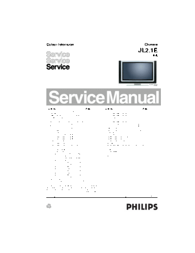 Philips JL2.1E  Philips LCD TV JL2.1Eaa JL2.1E.pdf