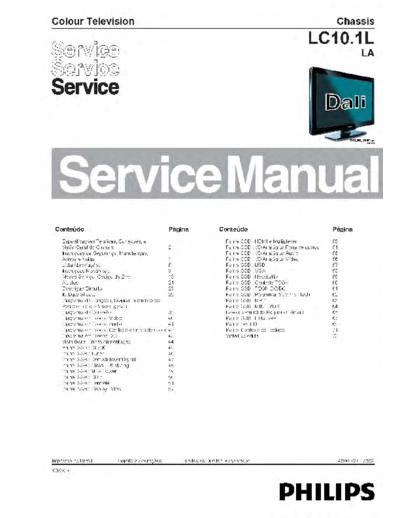 Philips manual servico tv lcd   32pfl3605d  Philips LCD TV LC10.1L la manual_servico_tv_lcd_philips_32pfl3605d.zip
