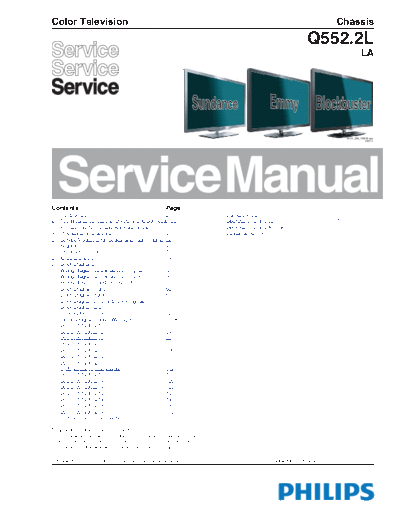 Philips philips 40pfl6606d 78 chassis q552.2l la  Philips LCD TV Q552.2L la philips_40pfl6606d_78_chassis_q552.2l_la.pdf