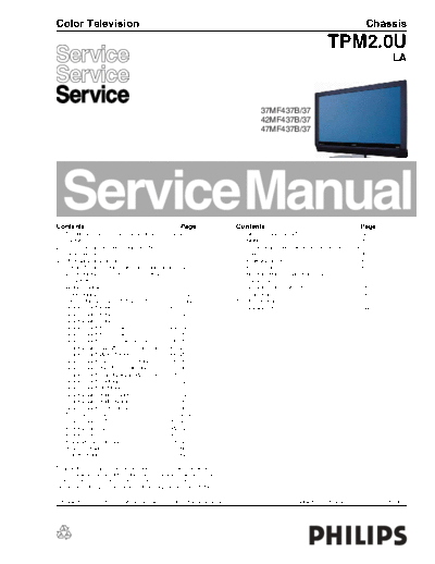 Philips philips tpm20u la chassis lcd tv sm 459  Philips LCD TV TPM2.0U la philips_tpm20u_la_chassis_lcd_tv_sm_459.pdf