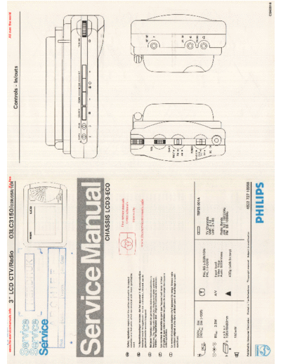 Philips 03lc3150  Philips LCD TV  (and TPV schematics) 03LC3150 03lc3150.pdf