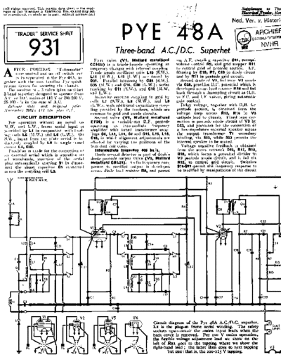 PYE (GB) Pye 48A  . Rare and Ancient Equipment PYE (GB) Pye_48A.pdf