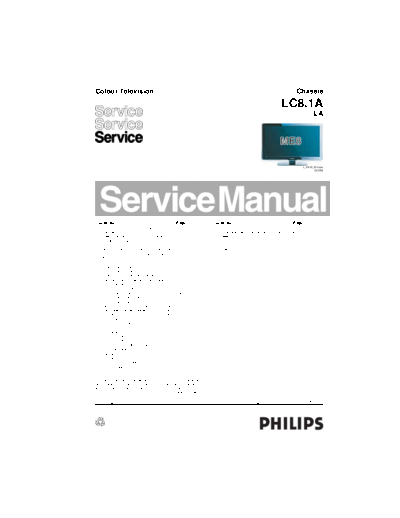 Philips 32pfl5203 chlc81a 165  Philips LCD TV  (and TPV schematics) 32PFL3403 32pfl5203_chlc81a_165.pdf