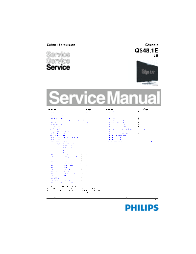 Philips q5481elb-sb-si-1271840674  Philips LCD TV  (and TPV schematics) 32PFL7864H12 q5481elb-sb-si-1271840674.pdf