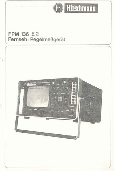 HIRSCHMANN fpm 136e  HIRSCHMANN fpm 136e hirschmann_fpm_136e.rar