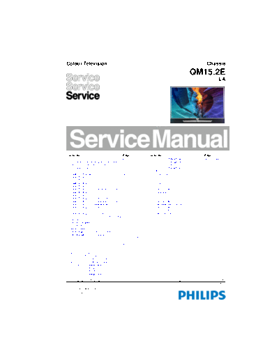 Philips service  Philips LCD TV  (and TPV schematics) 40PFK5500 service.pdf