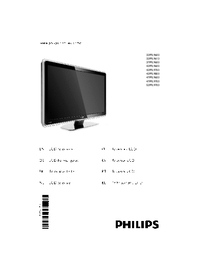 Philips 32pfl9603d 10 dfu nld  Philips LCD TV  (and TPV schematics) 42PFL9803 32pfl9603d_10_dfu_nld.pdf