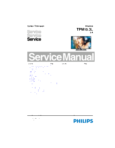 Philips 55pfg5100 tpm15.3l la  Philips LCD TV  (and TPV schematics) 55PFG5100 chassis TPM15.3L la 55pfg5100_tpm15.3l_la.pdf