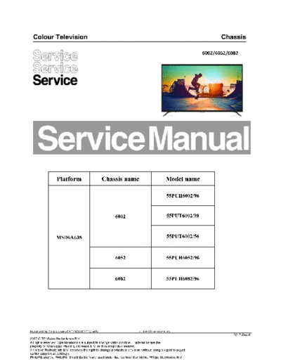 Philips 55PUH6002  Philips LCD TV  (and TPV schematics) 55PUH6002 55PUH6002.pdf