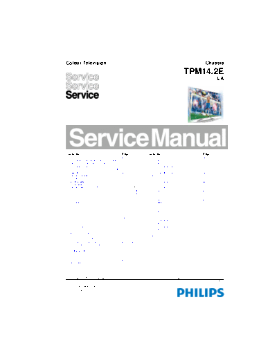 Philips +58PUK6809+Chassis+TPM14.2E  Philips LCD TV  (and TPV schematics) 58PUK6809  chassis TPM14.2E Philips+58PUK6809+Chassis+TPM14.2E.pdf