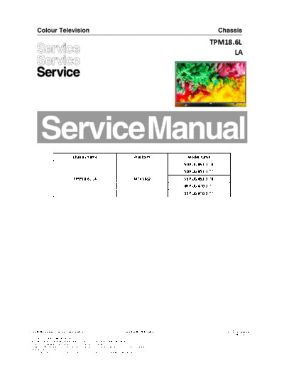 Philips TPM18.6L LA  Philips LCD TV  (and TPV schematics) 65PUG6703 TPM18.6L LA.pdf