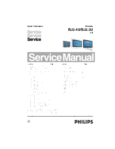 Philips BJ24ULA ET-SB-SI 1188975075  Philips LCD TV  (and TPV schematics) BJ2.4UBJ2.5U BJ24ULA_ET-SB-SI_1188975075.pdf