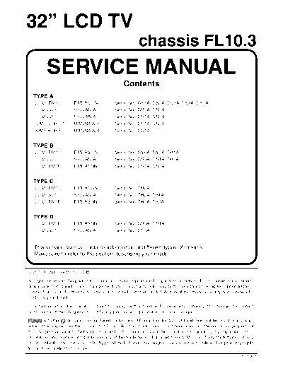 Philips philips funai chassis fl10.3 101201  Philips LCD TV  (and TPV schematics) FL10.3 chassis philips_funai_chassis_fl10.3_101201.pdf