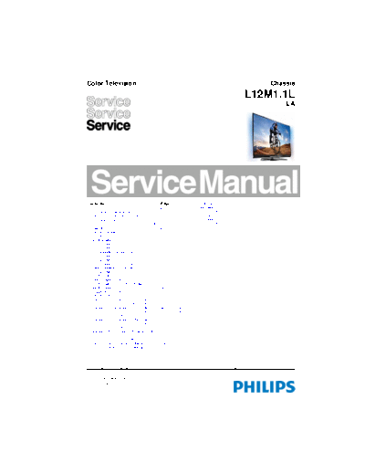 Philips L12M11LLA SB-EX-SI 1399282015  Philips LCD TV  (and TPV schematics) L12M1.1L la chassis L12M11LLA_SB-EX-SI_1399282015.pdf