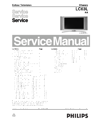 Philips LC03L ET-SB-BA-SI 1238392579  Philips LCD TV  (and TPV schematics) LC03L aa LC03L_ET-SB-BA-SI_1238392579.pdf