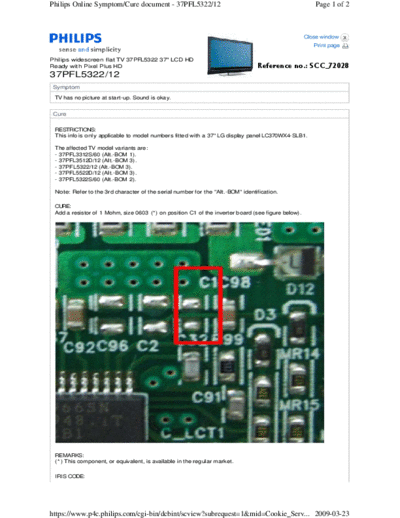 Philips SCC 72028  Philips LCD TV  (and TPV schematics) LC7.1E la SCC 72028.pdf