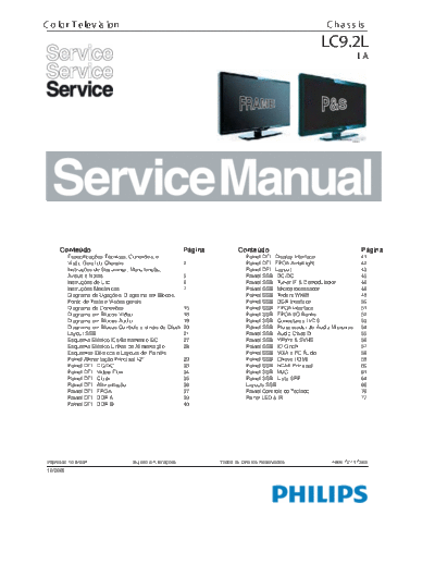 Philips tv lcd philips 42pfl5604d 78 chassis Lc9 2L La  Philips LCD TV  (and TPV schematics) LC9.2L la tv_lcd_philips_42pfl5604d_78_chassis_Lc9_2L_La.zip
