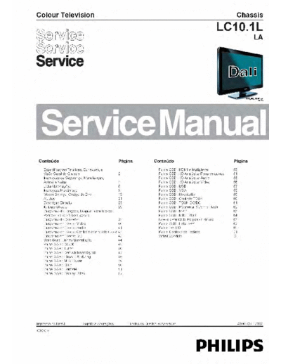 Philips manual servico tv lcd   32pfl3605d  Philips LCD TV  (and TPV schematics) LC10.1L la manual_servico_tv_lcd_philips_32pfl3605d.zip